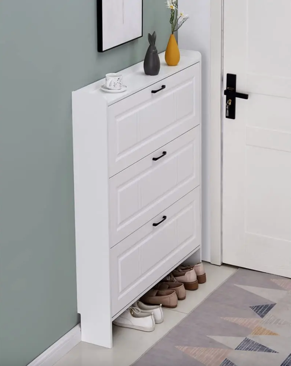 Hidden Wall-Mounted Shoe Rack: Secrets to Save Space