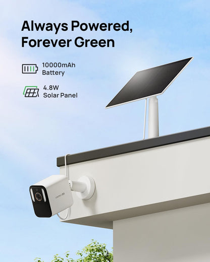 Telecamera di sorveglianza wireless 4K per esterni ad energia solare