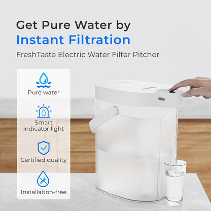 Brocca filtrante per acqua elettrica Waterdrop FreshTaste