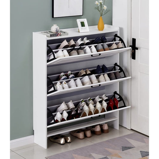 Hidden Wall-Mounted Shoe Rack: Secrets to Save Space