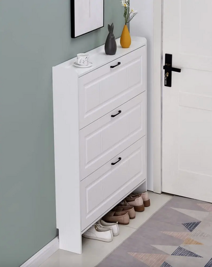 Hidden Wall-Mounted Shoe Rack: Secrets to Save Space