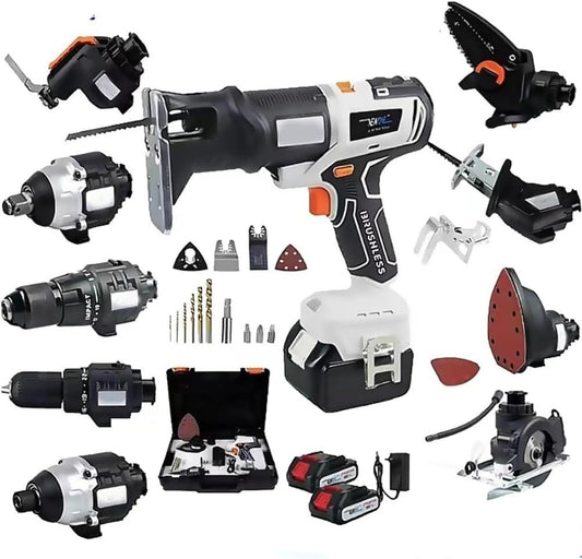 10-in-1 Power Tool Combo - Cordless, Multi-Functional
